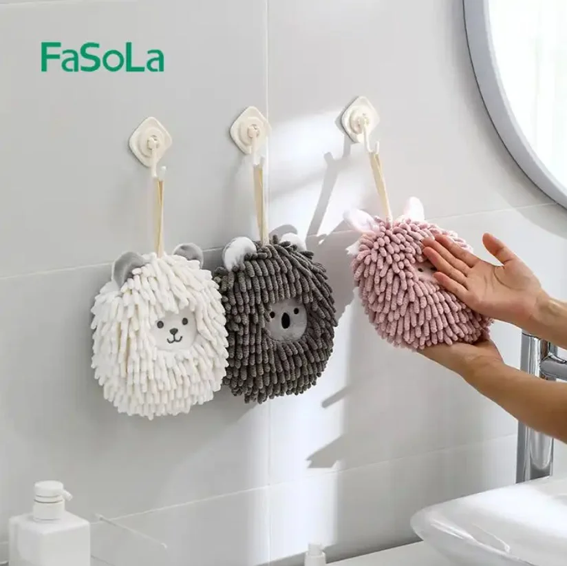 FaSoLa Hand Ball Towel Kitchen Lint-free Absorbed Hand Towel