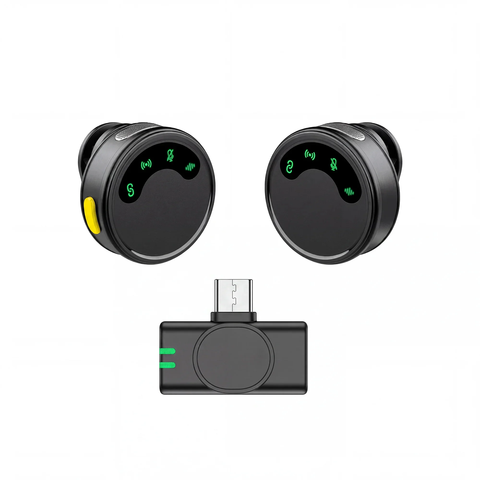 WiWU Wi-WM010 AI Noise-Canceling Magnetic Clip-on Wireless Microphone
