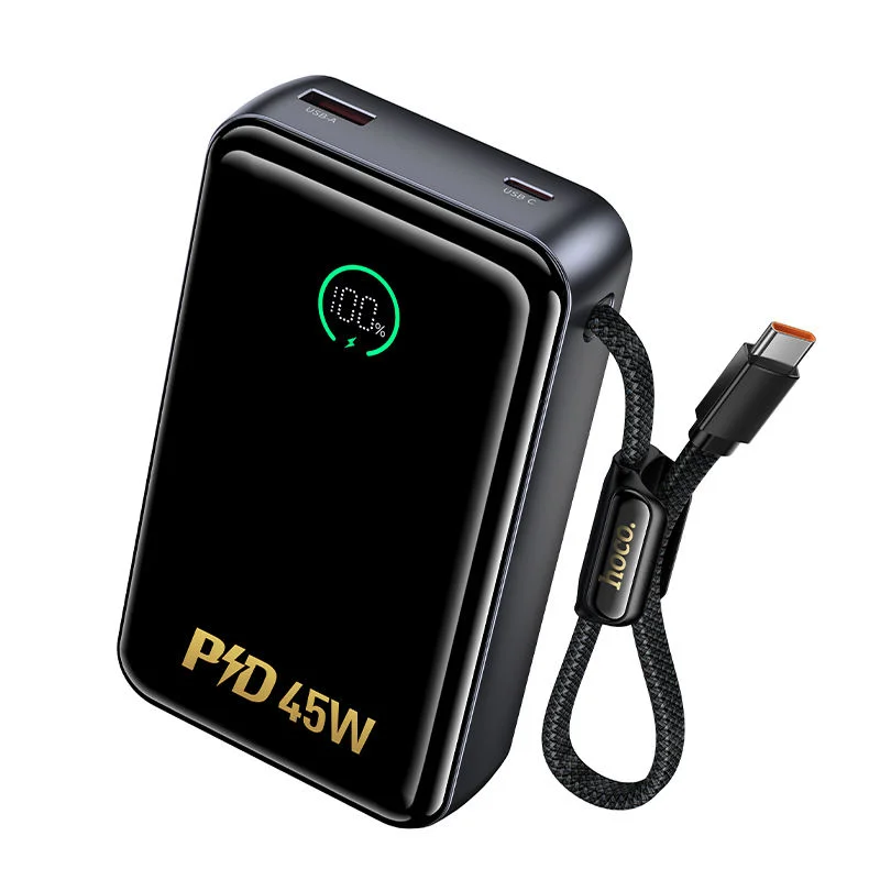 Hoco Q54 Shine PD45W Power Bank with Cable 20000mAh