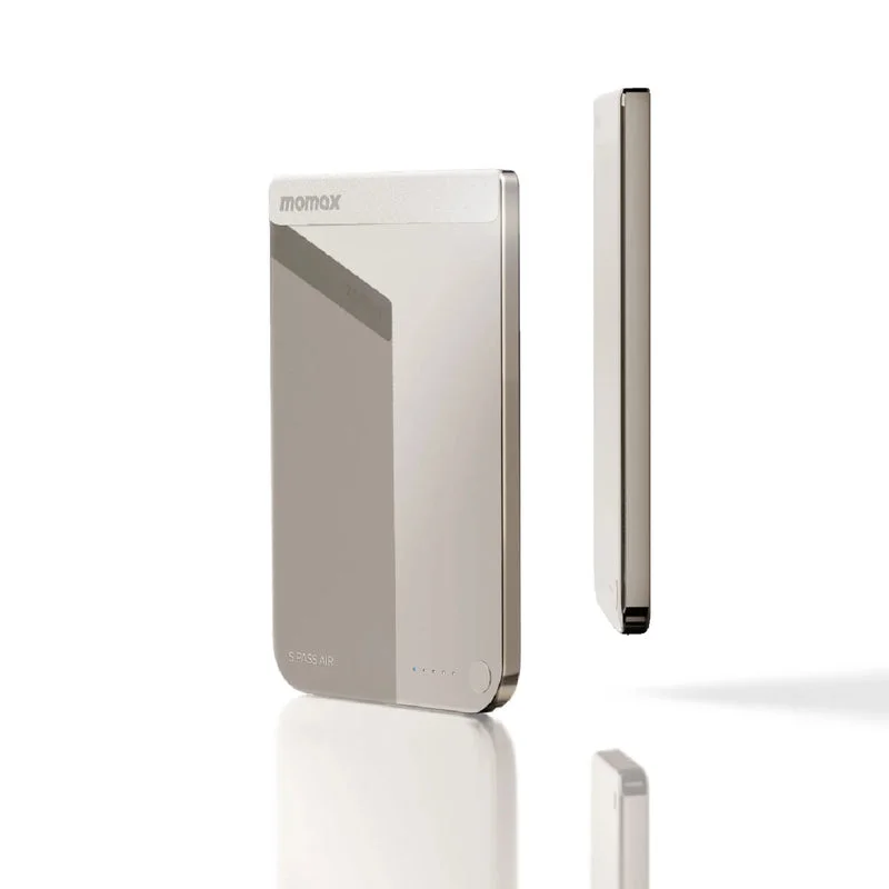 Momax 1-Power S.Pass Air 5000mAh Magnetic Wireless Battery Pack Momax 1-Power S.Pass Air 5000mAh Magnetic Wireless Battery Pack