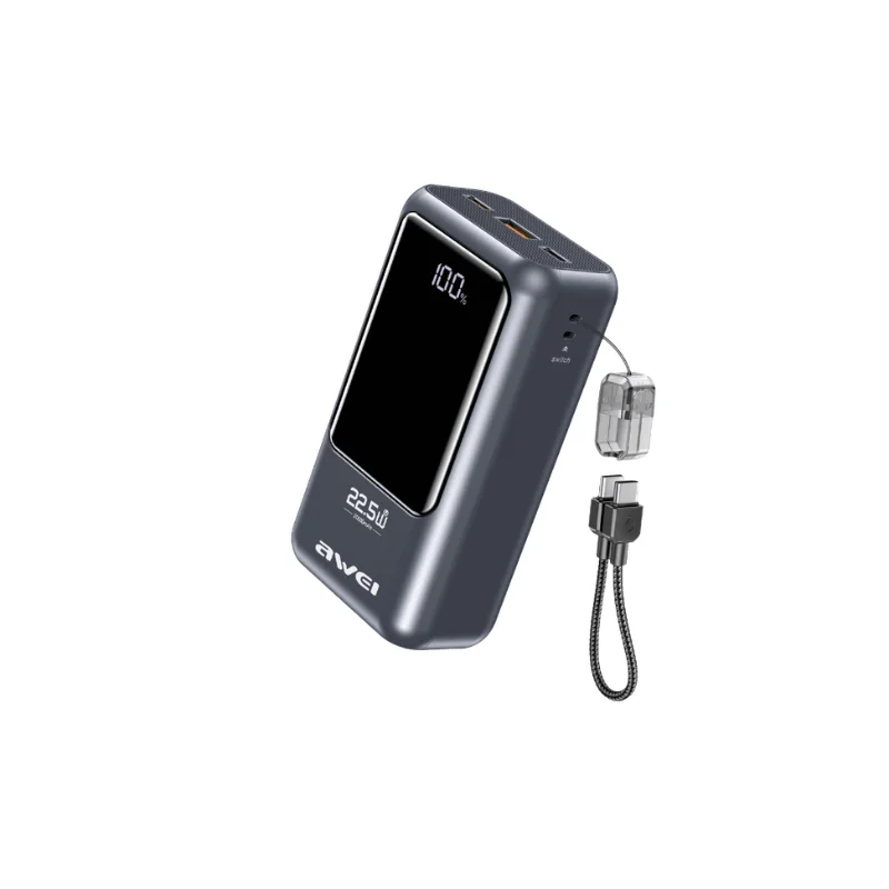 Awei PA-100 20000mAh 22.5W Portable Fast Charging Power Bank