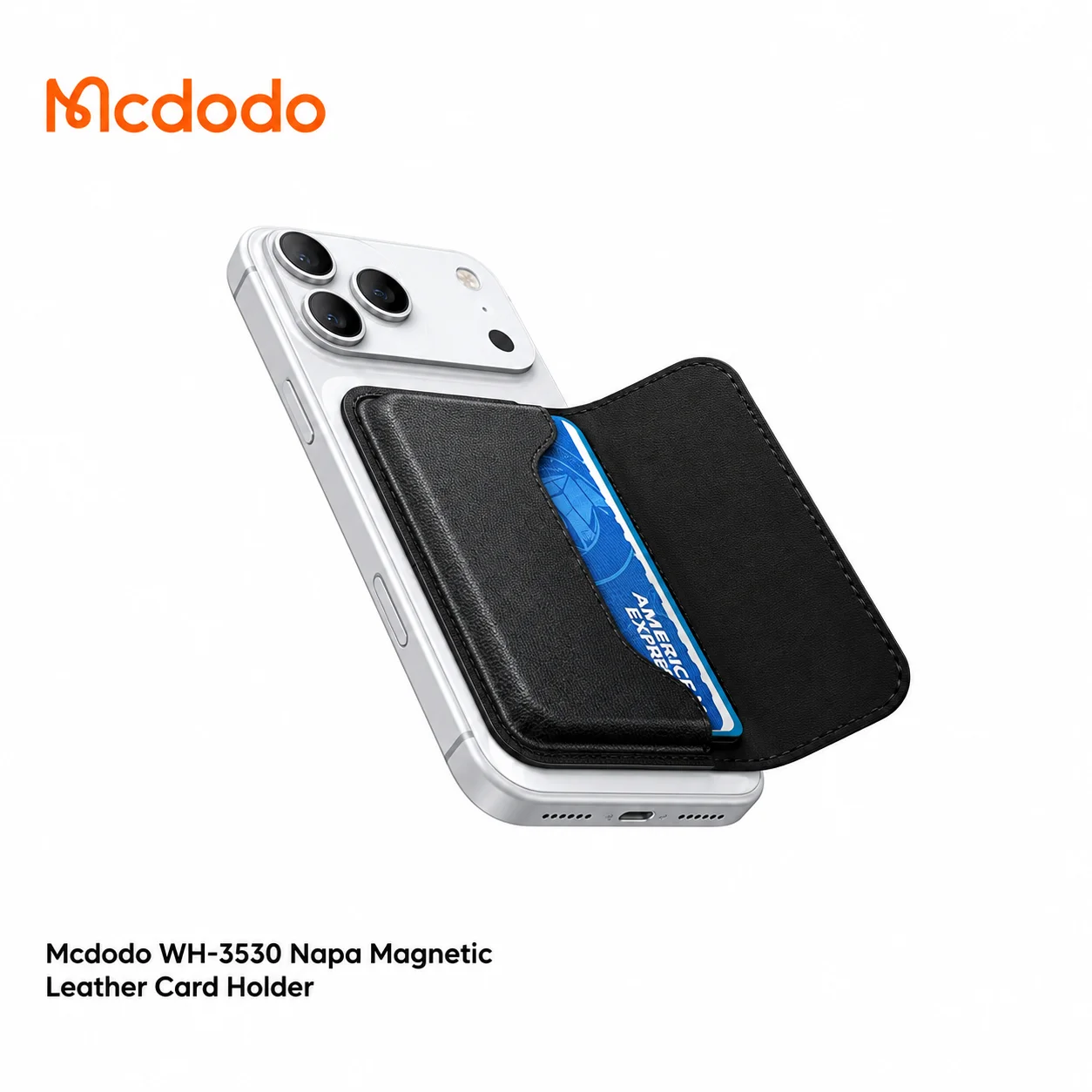 Mcdodo WH-3530 Napa Magnetic Leather Card Holder