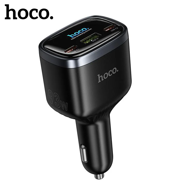 Hoco Z70 PD 93W Fast Display TFT Screen Car Charger