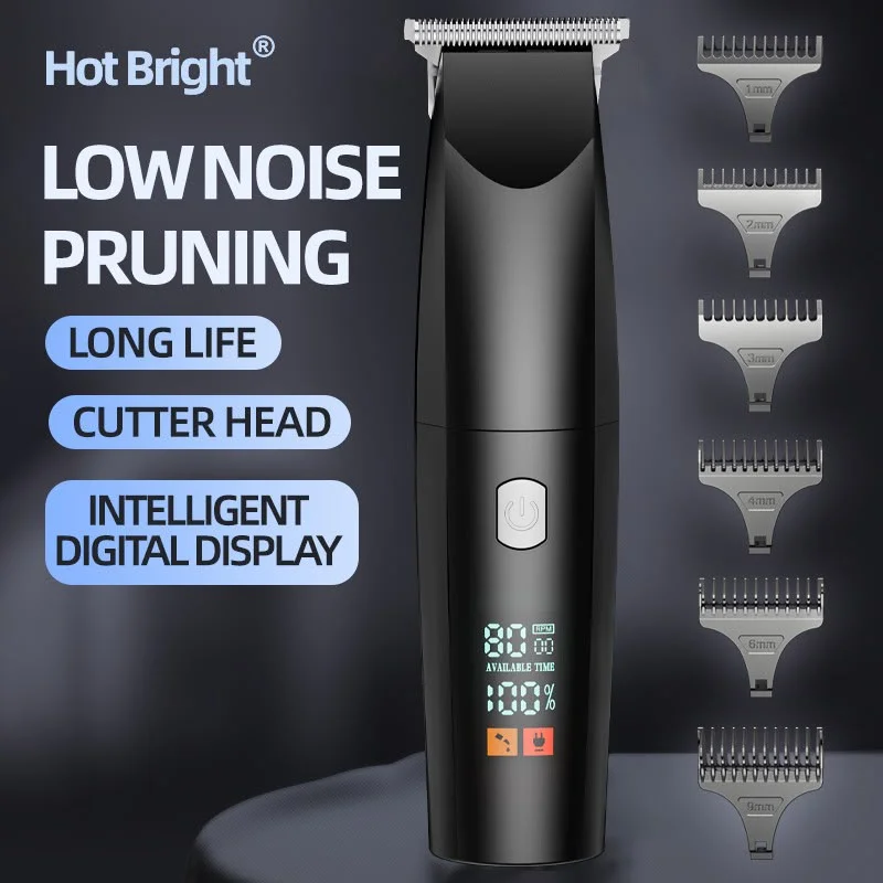 KFI S300 Digital Display Metal Body Professional Hair Clipper Trimmer
