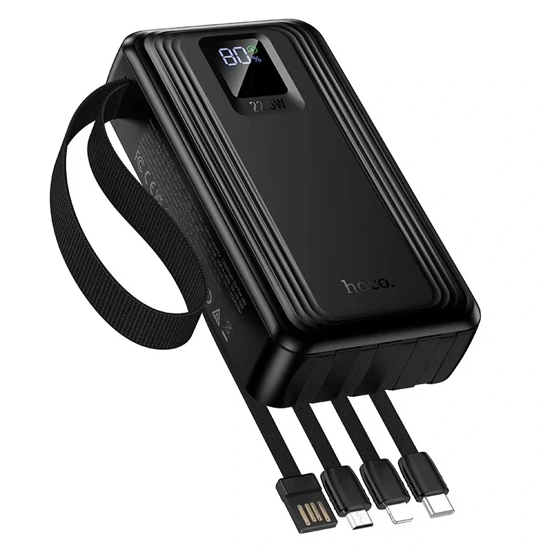 Hoco J173 Jingyao 22.5W + PD20W 20000mAh Power Bank with 4 Built-in Cables Hoco J173 Jingyao 22.5W + PD20W 20000mAh Power Bank with 4 Built-in Cables