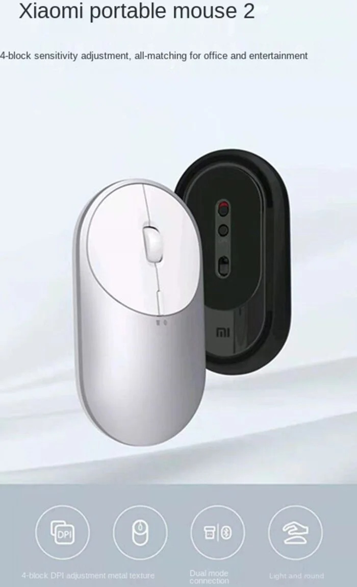 Xiaomi Portable Mouse 2 product images and specs