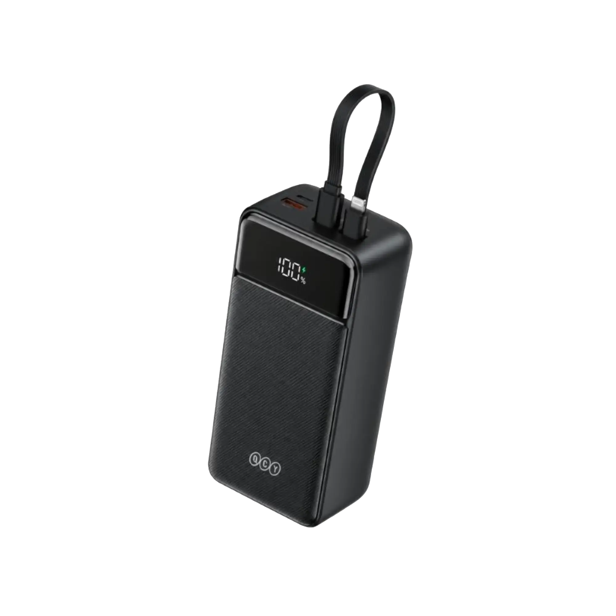 QCY Pulse PB30A 30000mAh Power Bank with Built-in Cables 