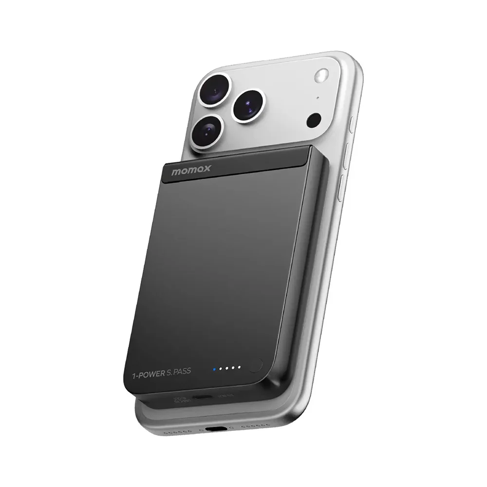 Momax 1-Power S.Pass 10000mAh Qi2 Magnetic Wireless Battery Pack