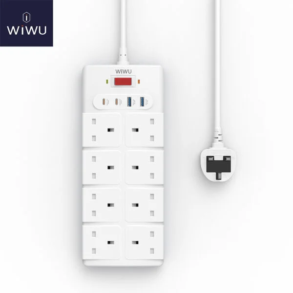 WiWU Wi-S009 20W GaN 12in1 Desktop Power Strip WiWU Wi-S009 20W GaN 12in1 Desktop Power Strip