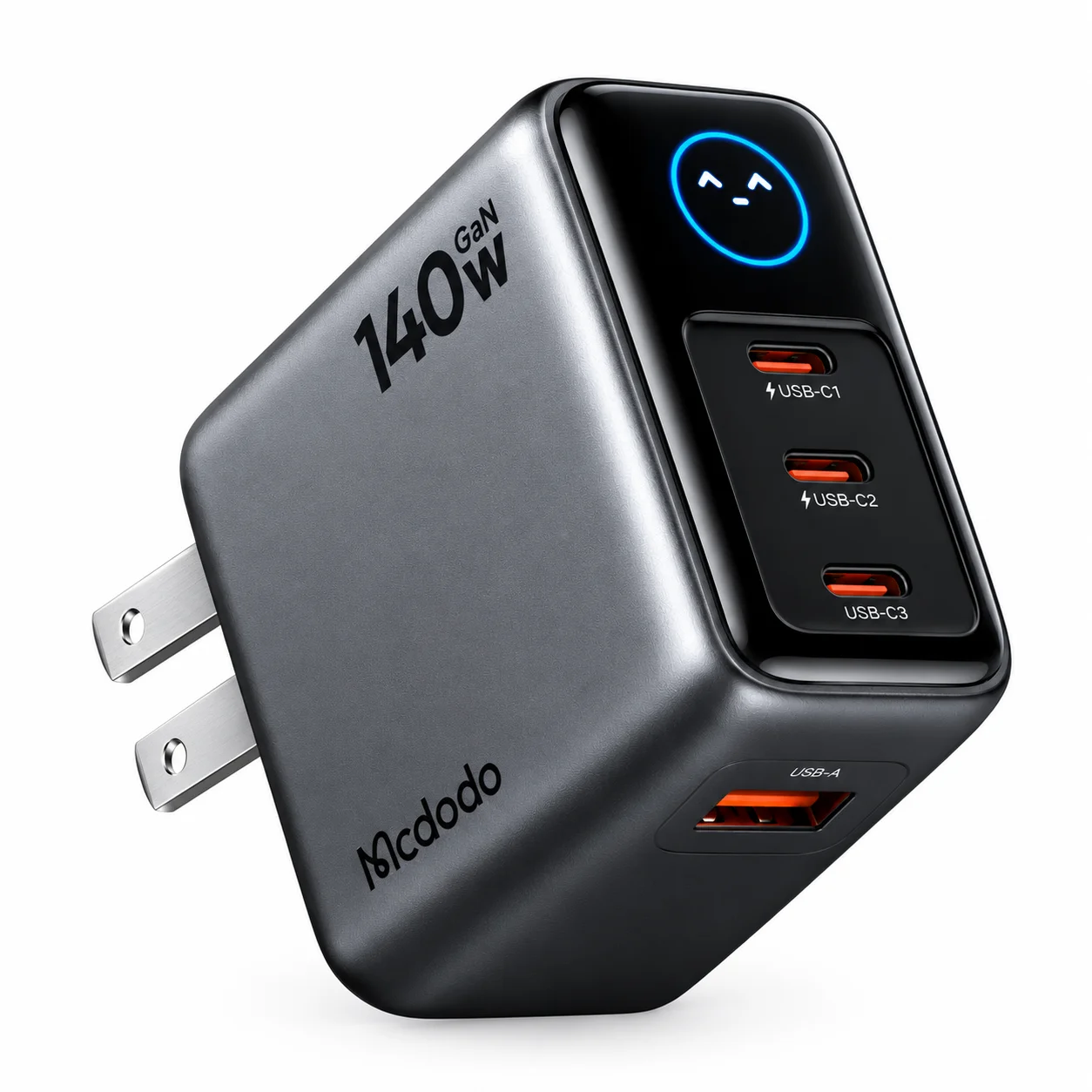 Mcdodo CH-6660 Gana Ultra 140W Smart Colour Display Fast Charging Power Adapter