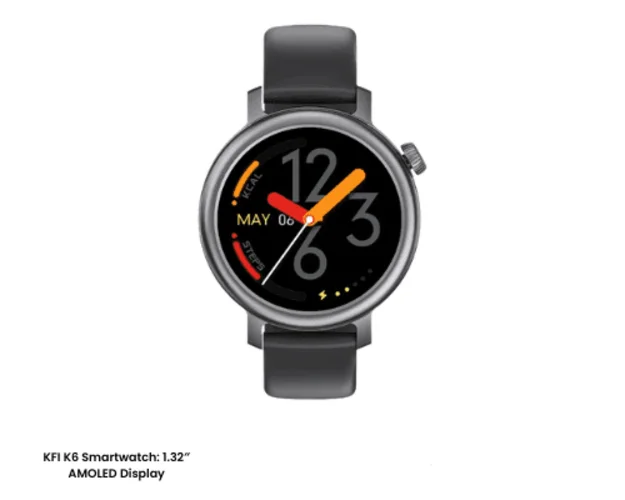 KFI K6 Smartwatch 1.32″ AMOLED Display
