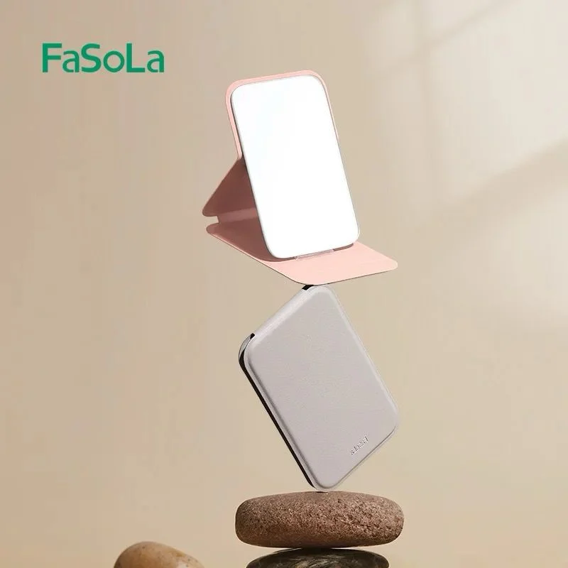 Fasola Portable Simple Cosmetic Mirror Desk Mirror Folding Portable Makeup Princess Fasola Portable Simple Cosmetic Mirror Desk Mirror Folding Portable Makeup Princess