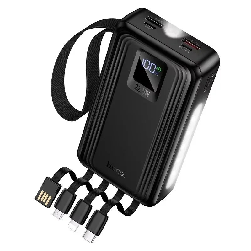 Hoco J173 Jingyao 22.5W + PD20W 20000mAh Power Bank with 4 Built-in Cables Hoco J173 Jingyao 22.5W + PD20W 20000mAh Power Bank with 4 Built-in Cables