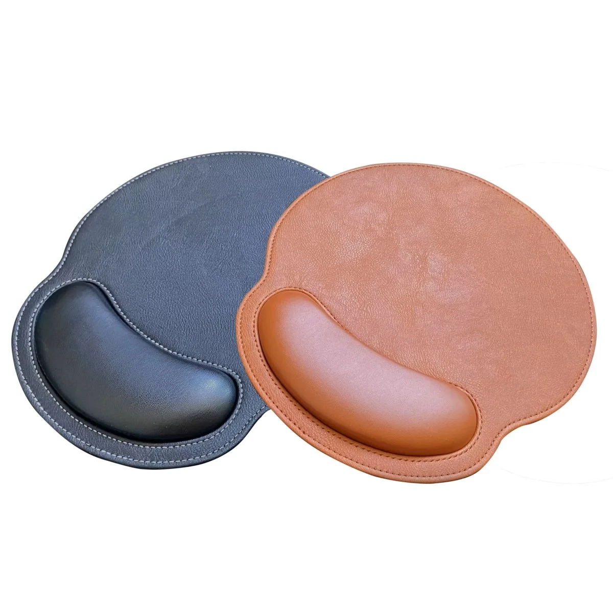 Premium PU Leather Mouse Pad with Wrist Support Ergonomic Comfort Premium PU Leather Mouse Pad with Wrist Support Ergonomic Comfort