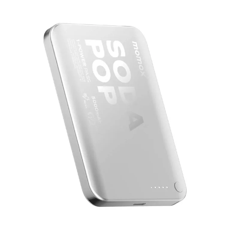 Momax 1-Power Pass 5000mAh Magnetic Wireless Charging Battery Pack