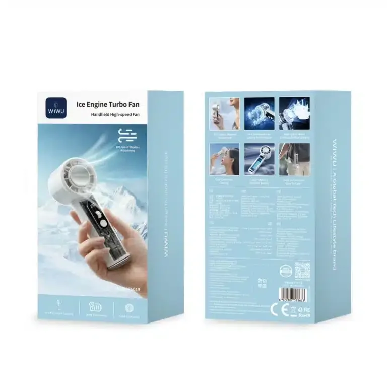 WiWU FS019 Ice Engine Turbo Fan Handheld High-speed Fan