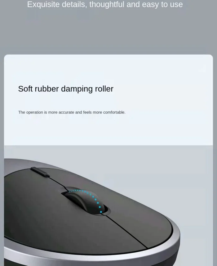 Xiaomi Portable Mouse 2 lifestyle on laptop
