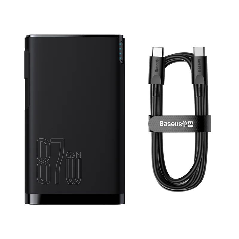 Baseus PPNLD87 87W Power Station 4 Hybrid GaN 10000mAh Power Bank Adaptor Baseus PPNLD87 87W Power Station 4 Hybrid GaN 10000mAh Power Bank Adaptor