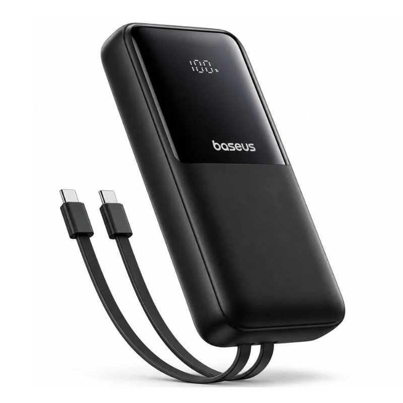 Baseus PPJP312 20000mAh 22.5W Fast Charging Power Bank with Built-in Dual-Cables