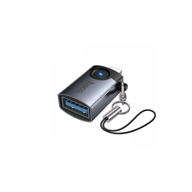 Hoco UA46D 2-in-1 OTG Adapter Lightning & Type-C to USB Converter