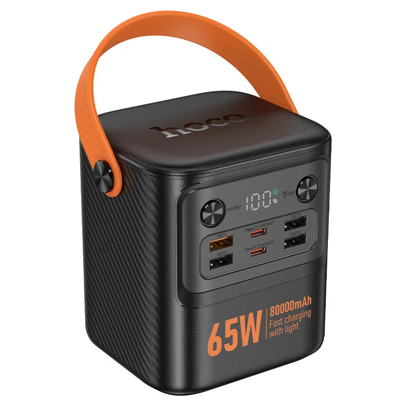 Hoco J152 Pro Tough PD65W 80000mAh Power Bank for Fast PD Charging with Powerful Charging