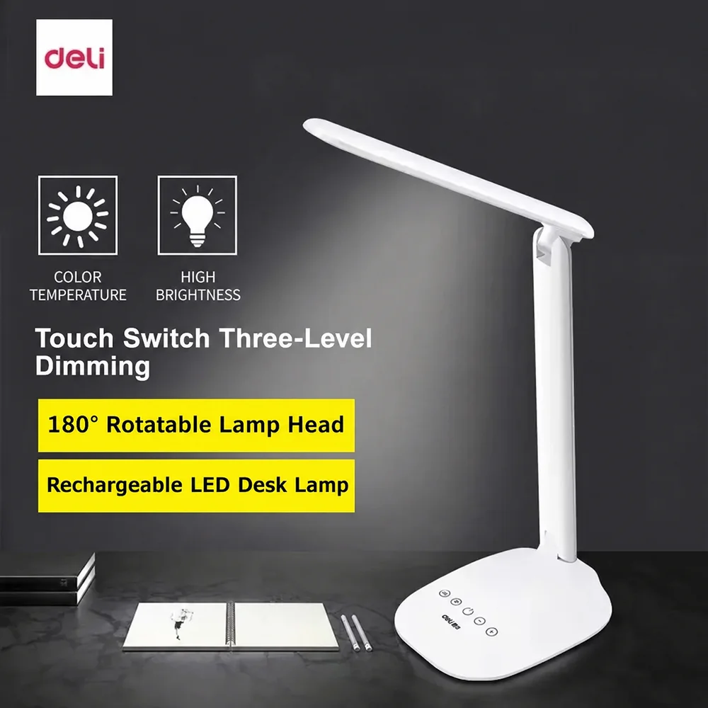 Deli 4324 LED Touch Desk Lamp