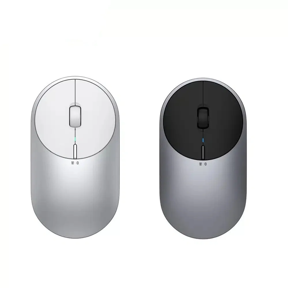 Xiaomi Portable Mouse 2 in black showing ergonomic design and buttons