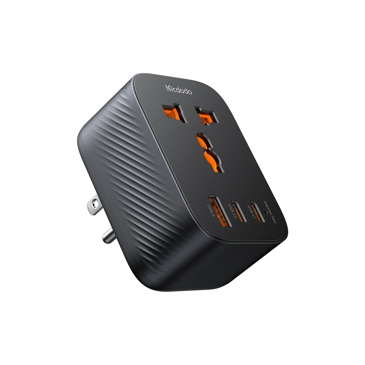 Mcdodo CP-0740 US Travel Plug Adapter with 3 USB Ports: 2 USB-C + 1 USB-A
