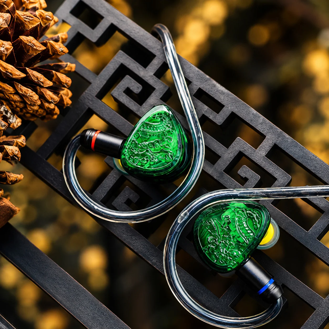 TANGZU WANER SG 2 Jade Dragon Edition 10mm PET Single Dynamic In-Ear Earphones