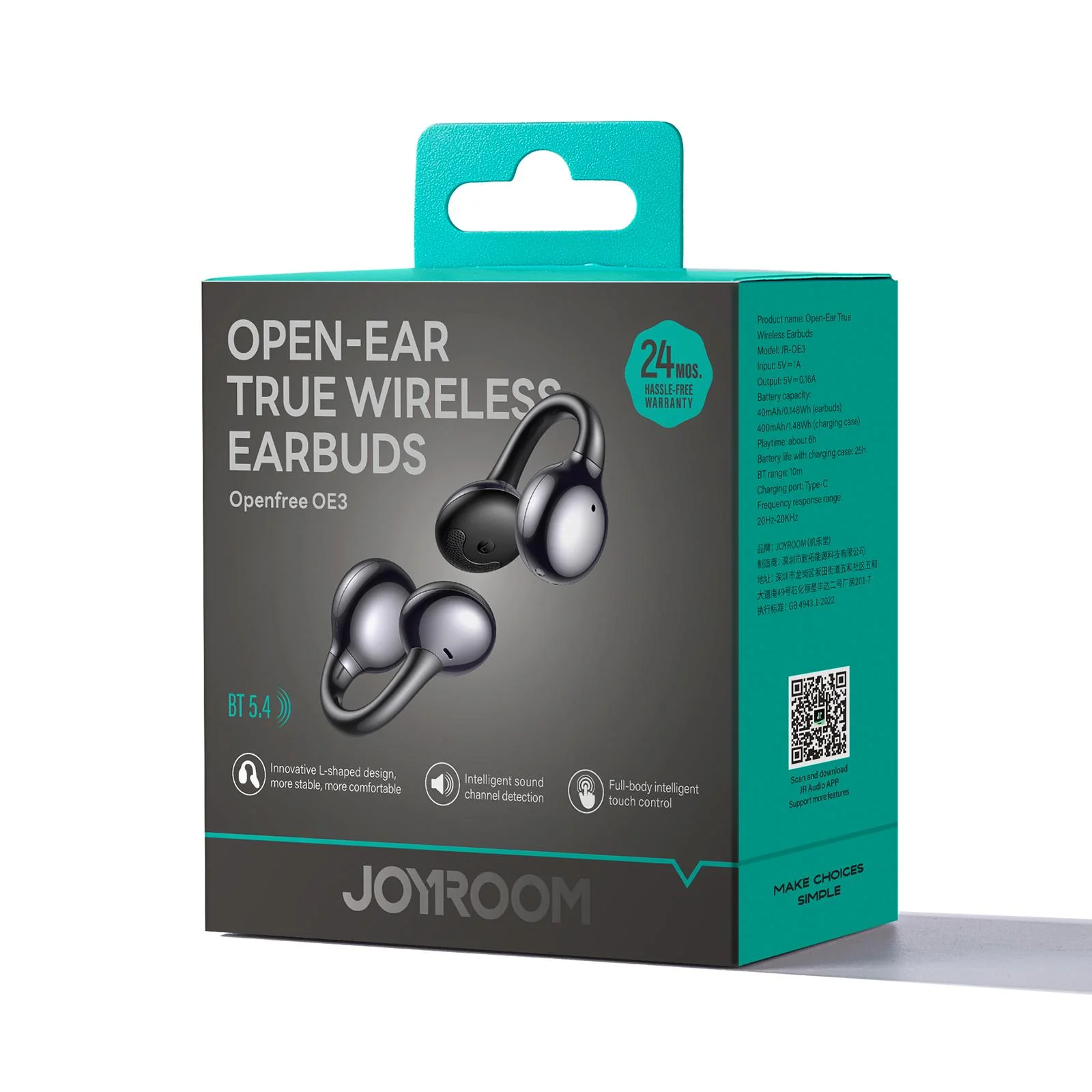 JOYROOM JR-OE3 titanium frame detail