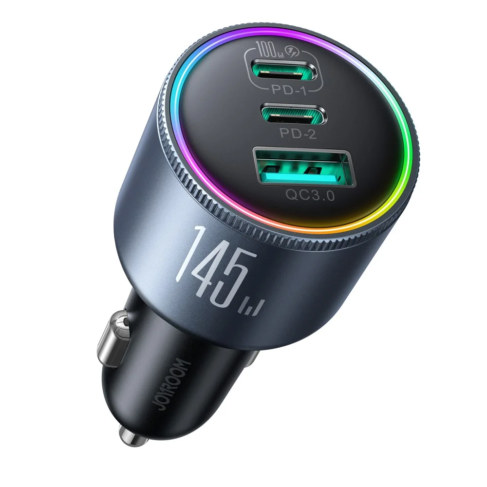 JOYROOM JR-CCN07 145W 3-Port Car Charger