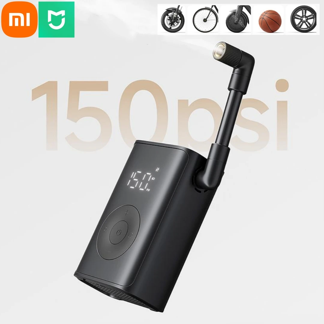 Xiaomi Mijia Portable Air Pump 2000mAh 150psi Electric Air Compressor 