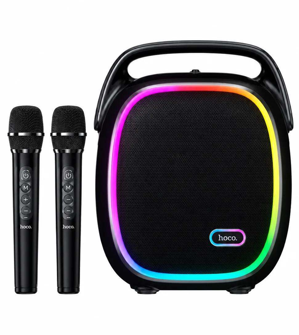HOCO DS86 River 60W Bluetooth 6.0 RGB Karaoke Speaker