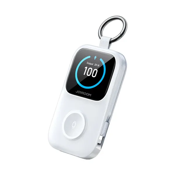 JOYROOM JR-W19 attached to bag via keychain loop