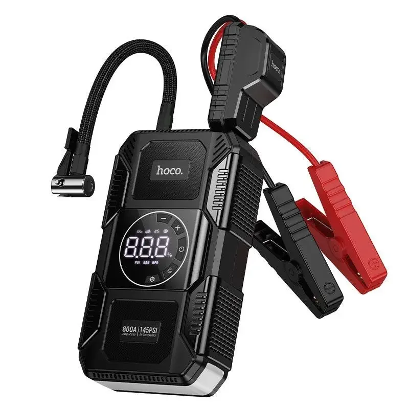 Hoco QS6 3-in-1 Car Jump Starter Smart Tire Inflator
