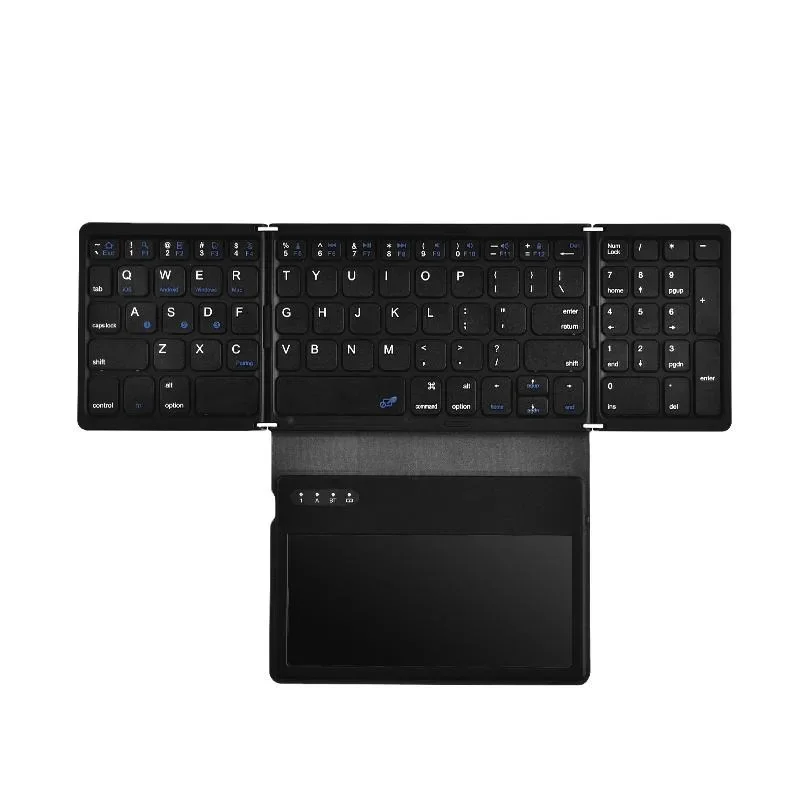 COTECi OF-032 81 Key Folding Bluetooth Keyboard with Touchpad