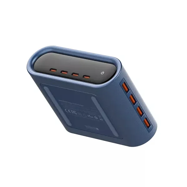 LDNIO Q17 100W GaN Charger 8-Port Desktop Charging Station with LED Power Display