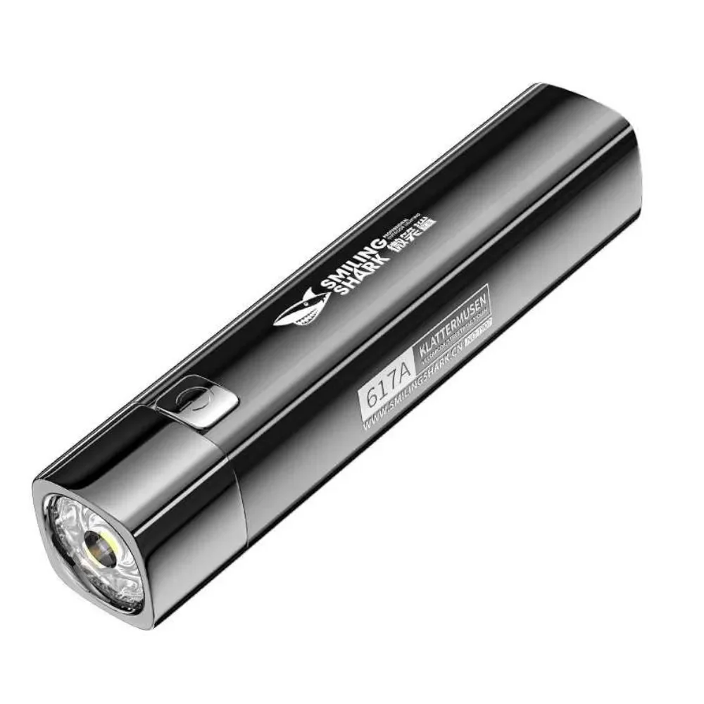 Smiling Shark 617A LED Rechargeable Torch Light