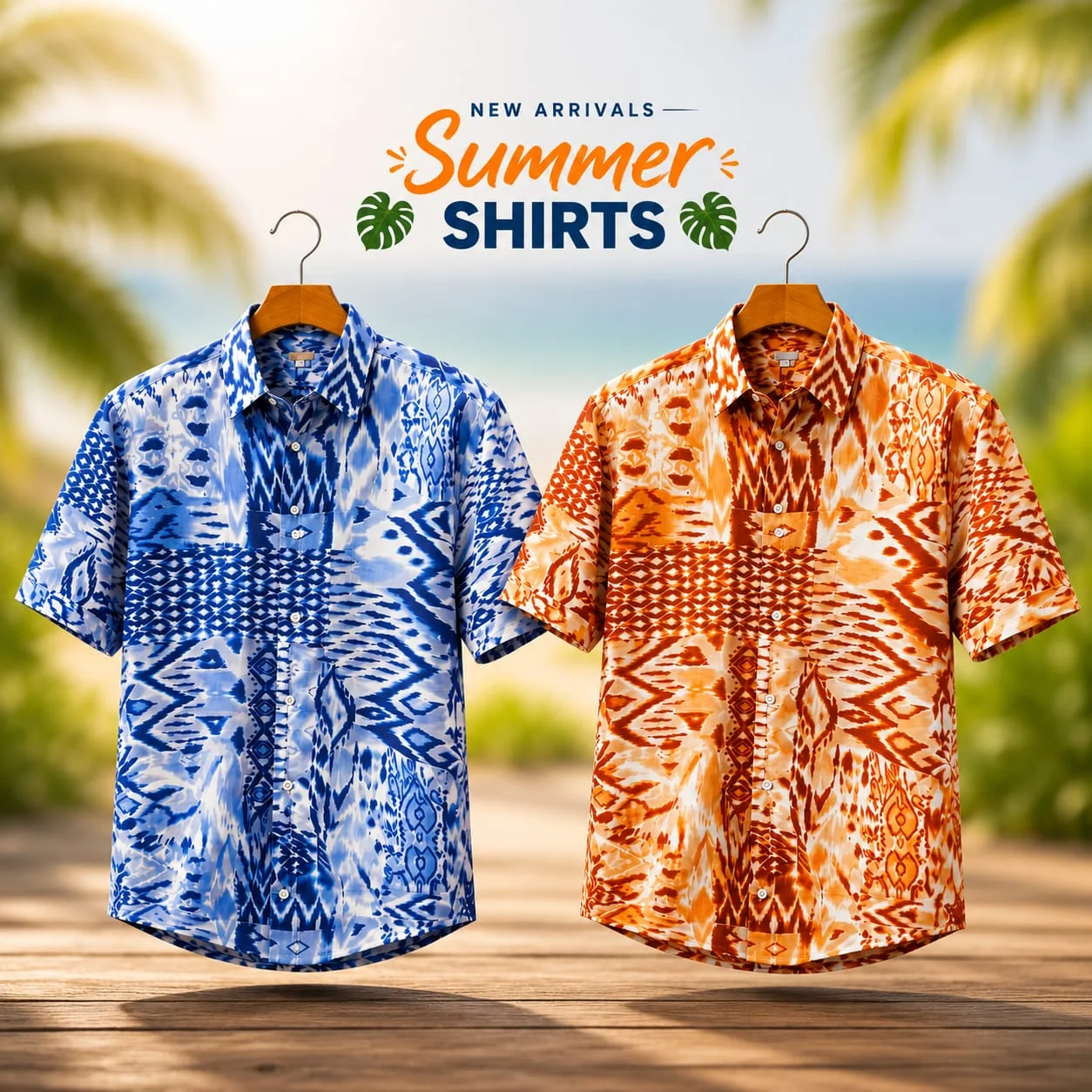 Soft Comfort Summer Shirt Combo - Brown Combo Pack – 2 Pieces / M