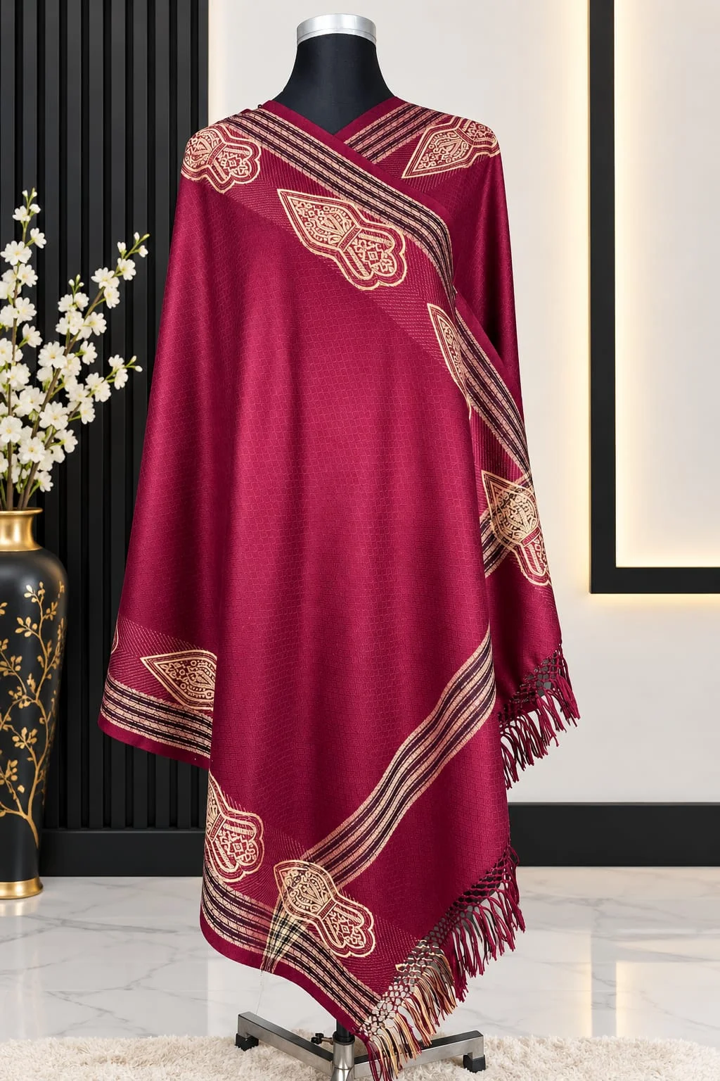 জলছাপ মেরুন কালার-107