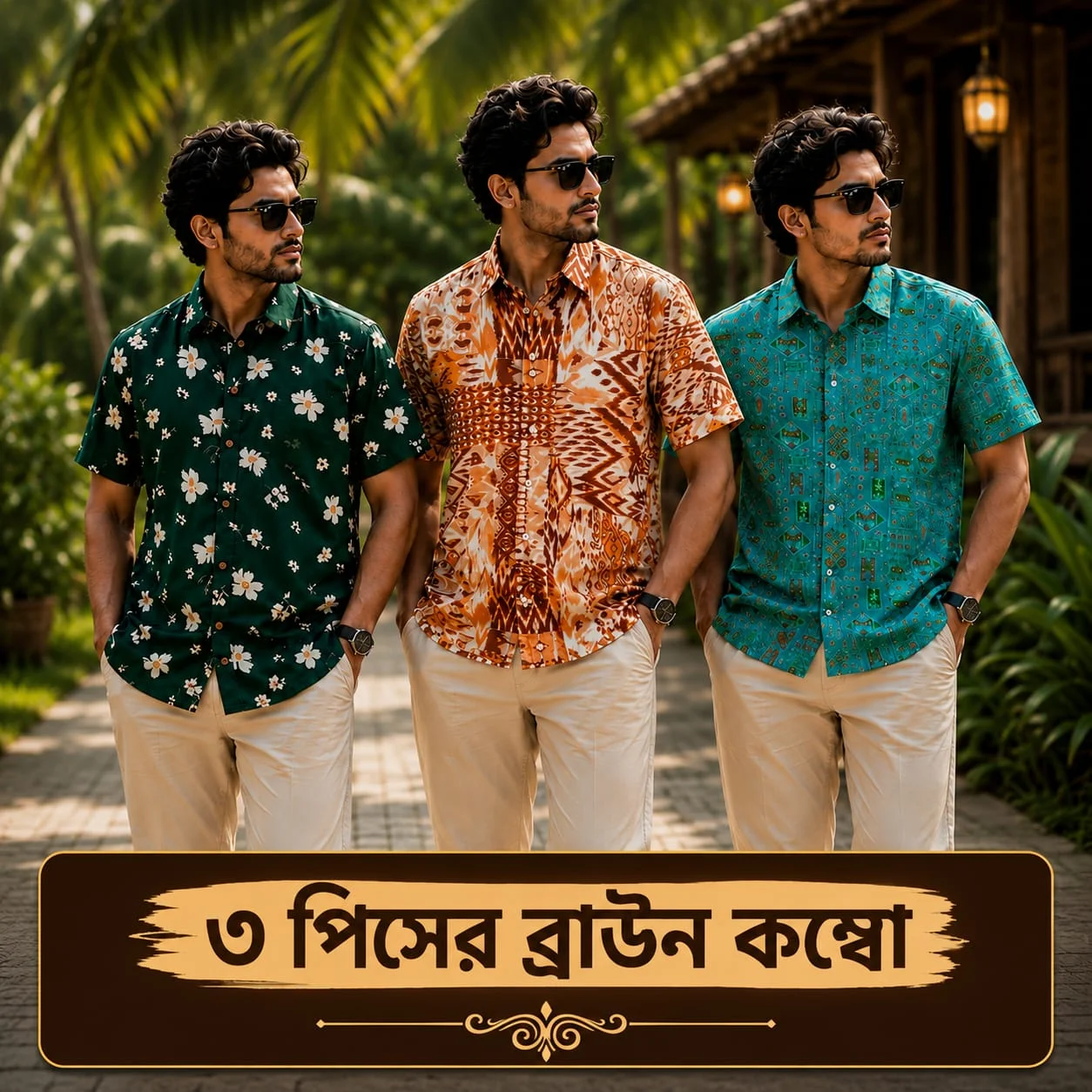 Brown Offer Combo – 3 Pieces