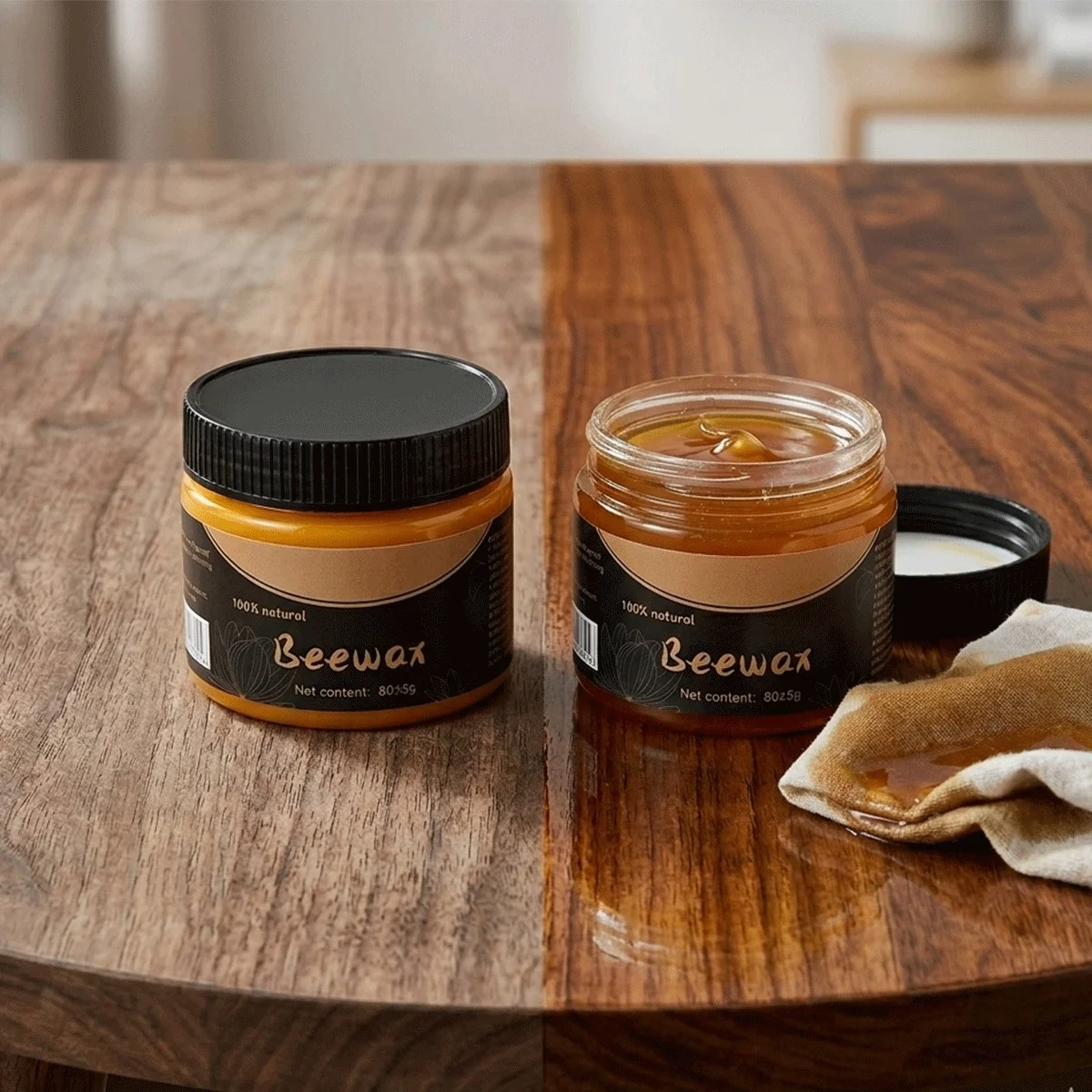 WoodGlow Beeswax Polish পুরনো থেকে নতুন কাঠ পলিশ