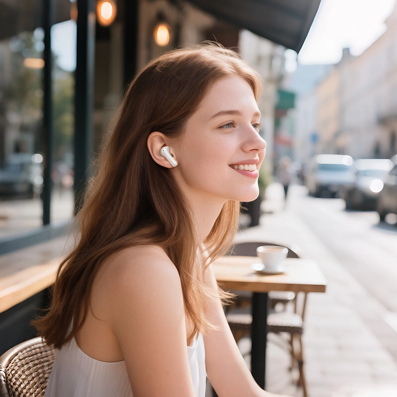 Hoco EQ34 Plus Rima ANC+ENC TWS Earbud (App Supported) | Long 7-Hour Playtime & Bluetooth 5.4