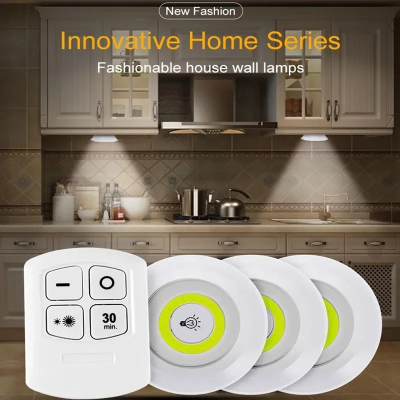 Wireless Remote Control LED Cabinet Light