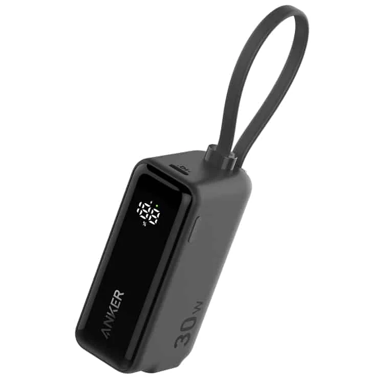 Anker A1636 Power Bank (30W, Fusion, Built-In USB-C Cable) Anker A1636 Power Bank (30W, Fusion, Built-In USB-C Cable)