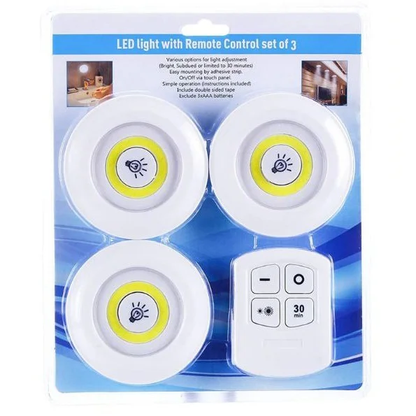 Wireless Remote Control LED Cabinet Light