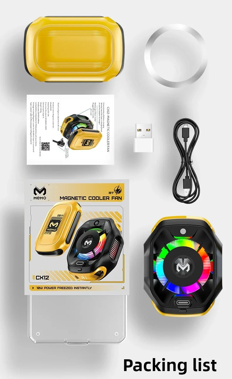 MEMO CX12 Magnetic Cooler Fan – 10W POWER FREEZED INSTANTLY MEMO CX12 Magnetic Cooler Fan – 10W POWER FREEZED INSTANTLY
