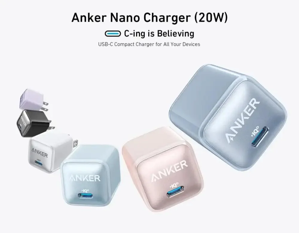 Anker Nano Pro 20w Combo For IPhone