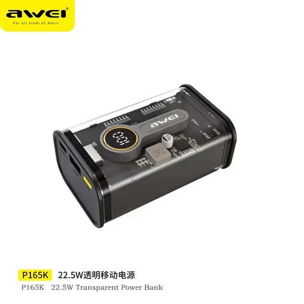 Awei P149K 10000mAh Portable Power Bank 22.5W Fast Charging