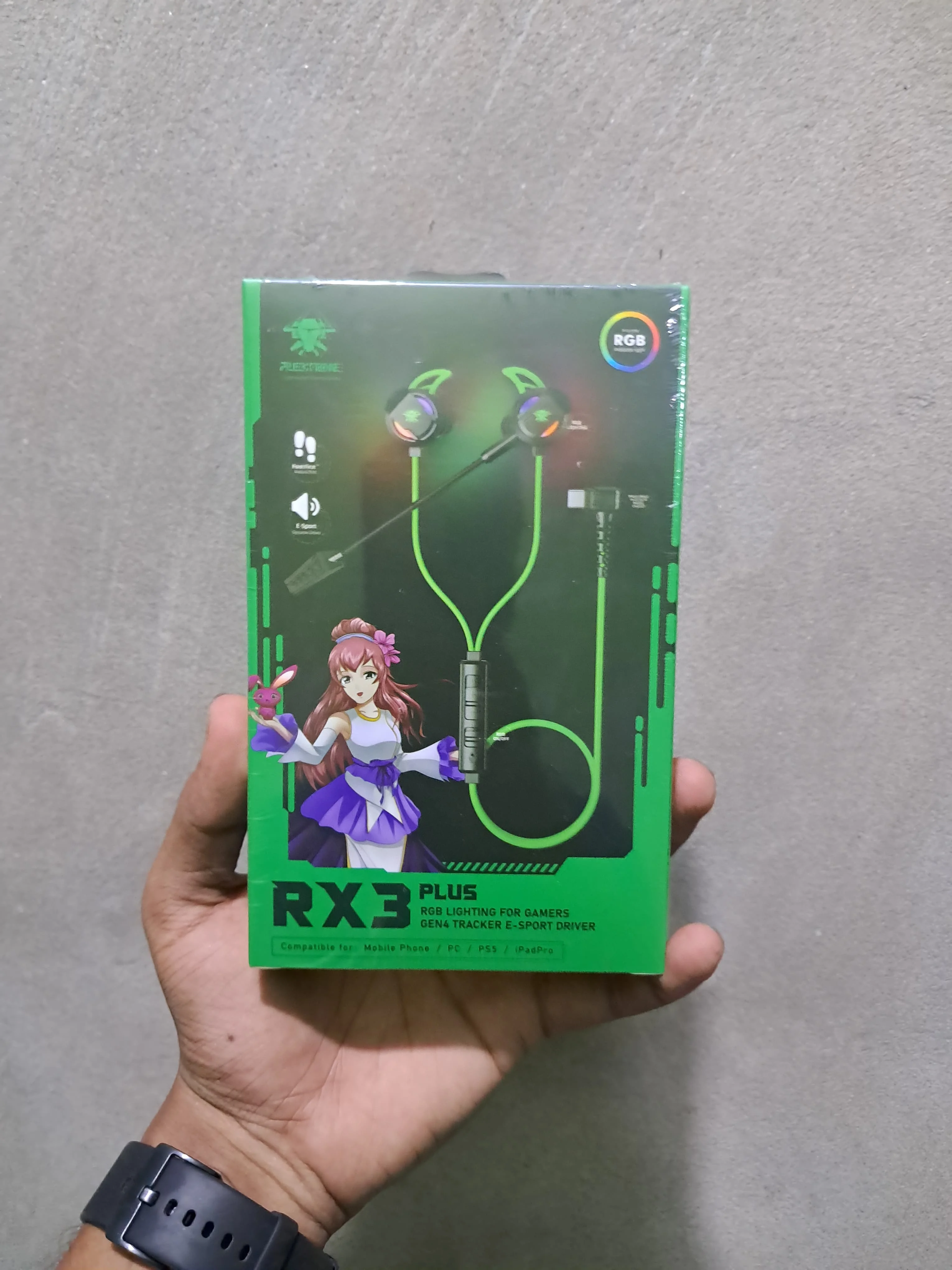 Plextone RX3 PLUS Type-C Wired Gaming Earphone